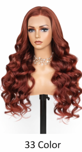 Princess Pink Brazilian Hair 24'  Glueless Body Wave Human Hair Pre-cut Lace Front Wigs