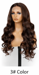 Princess Pink Brazilian Hair 24'  Glueless Body Wave Human Hair Pre-cut Lace Front Wigs
