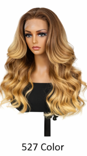 Black Salon Quality Luxurious Glueless Brazilian HD Lace Wig Body Wave Wear and Go Hair