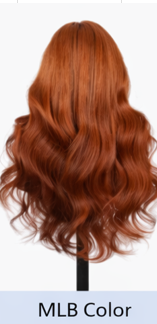 Chestnut Brown Virgin Human Hair 24' Lace Wig Straight Lace Front