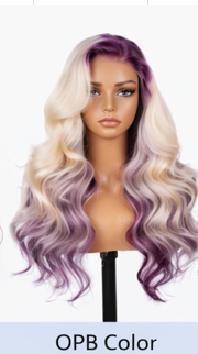 Red Body Wave Human Black Lace Front Human Hair Wigs