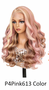 Black Transparent 24' Lace Front Glueless Lace Brazilian Human Hair Pre Plucked Wigs With Bleached Knots