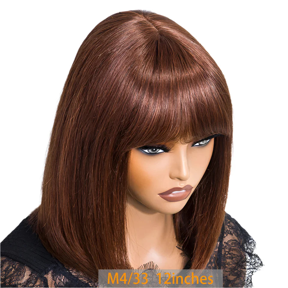 Ombre Blonde Brown Bob Wig | 3x1 Part Lace Peruvian Human Hair