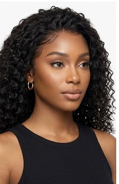 Kinky Curly 4x4 Transparent Lace 100% Human Hair Closure Wig